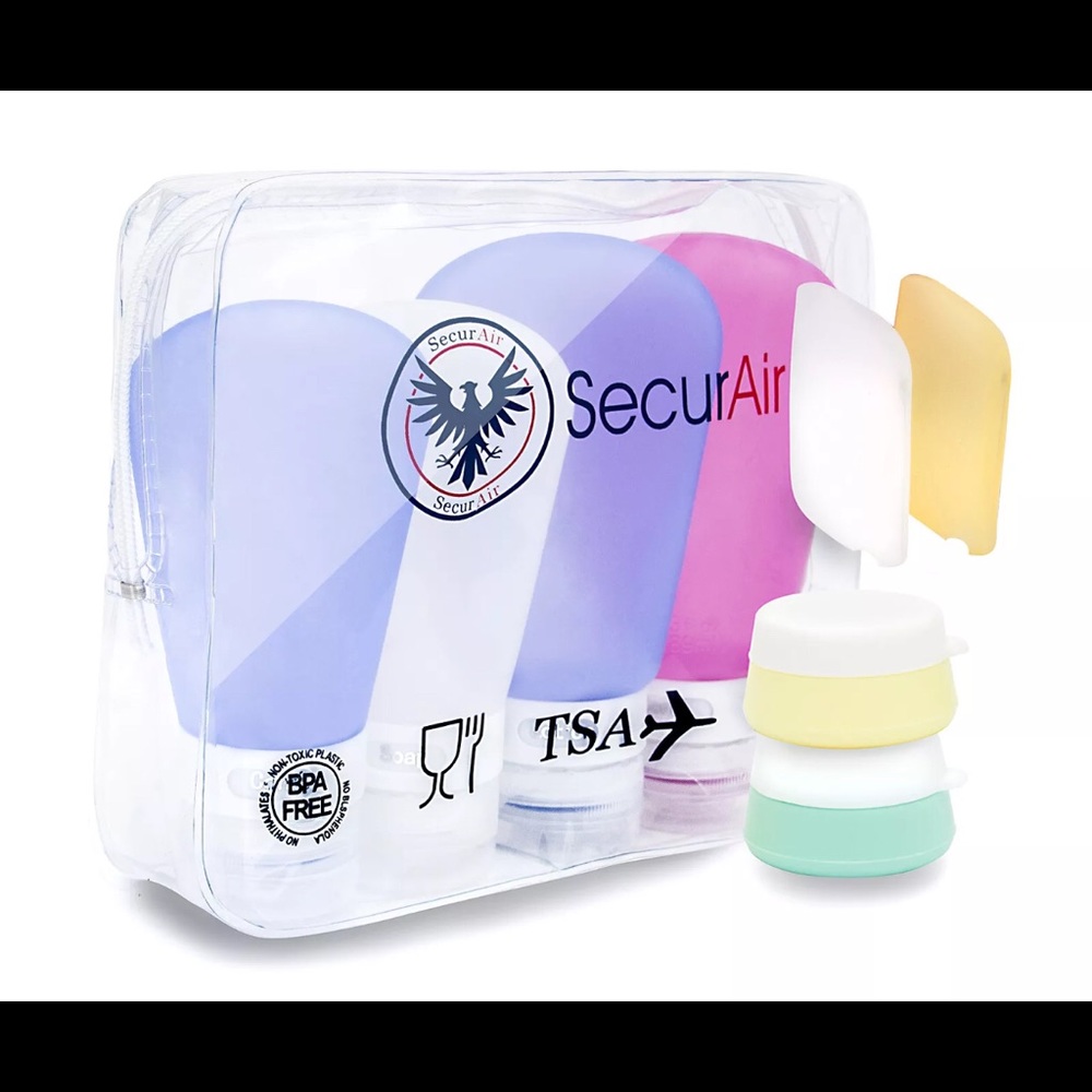 Silicone Leakproof Portable Travel Bottle Set